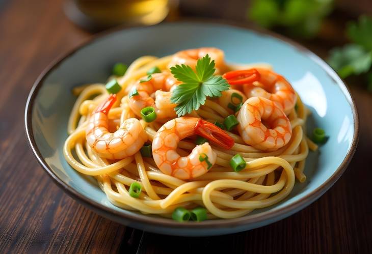 Rice Noodles with Shrimp A Perfect Dinner